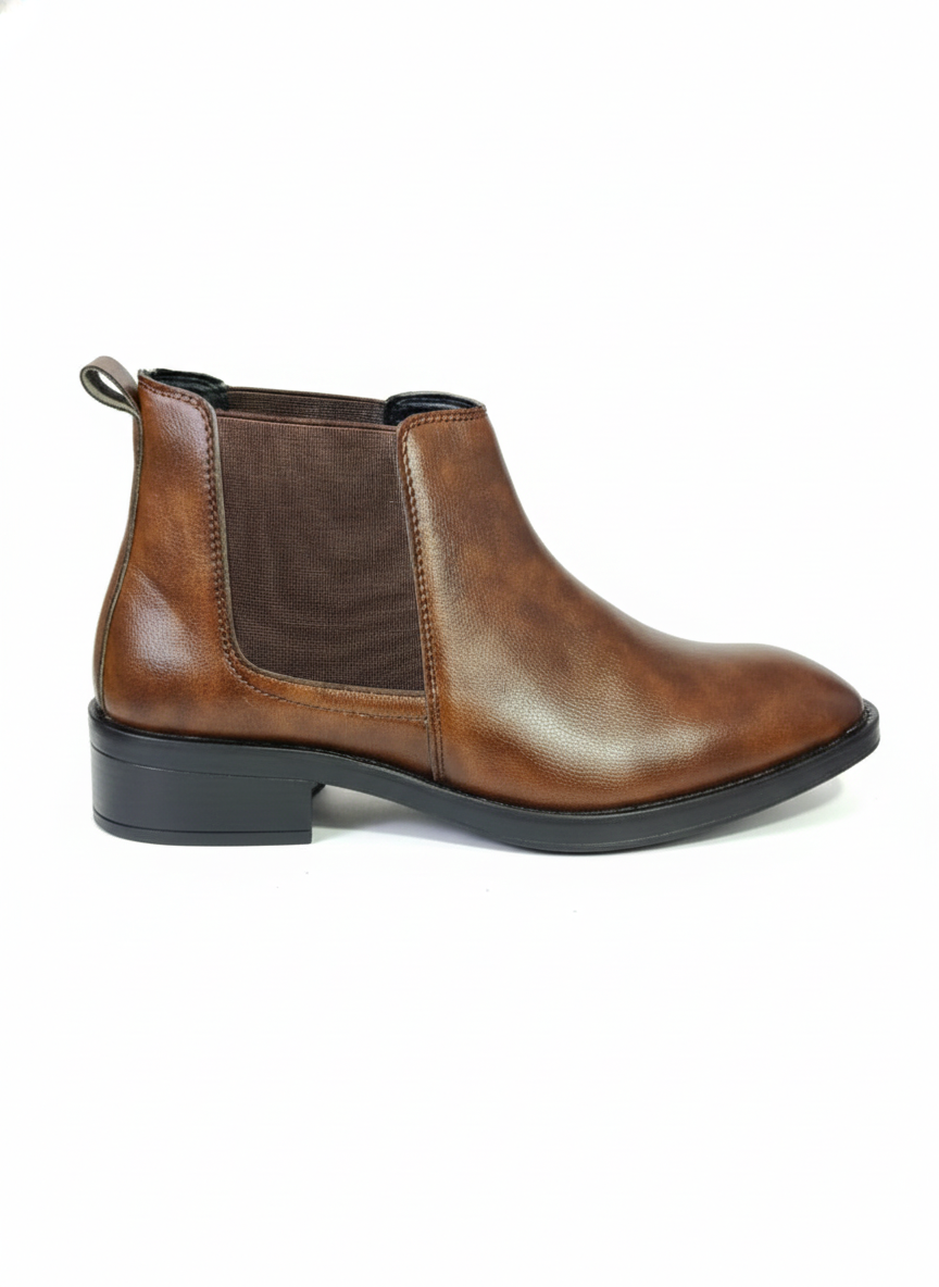 Men's Classic High Heel Chelsea Boots