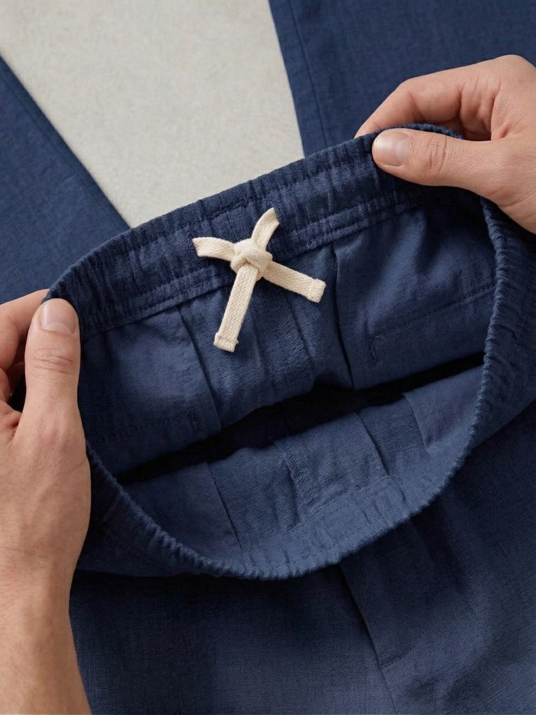 Men's Linen-Blend Pants