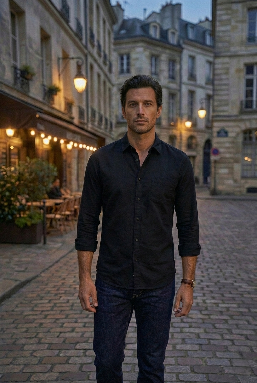 Men's Long Sleeve Button Down Shirt