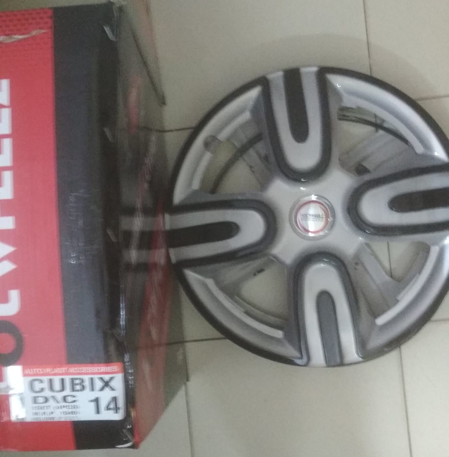 Cubix Car Wheel Covers (14" Size)  {Set of  4}