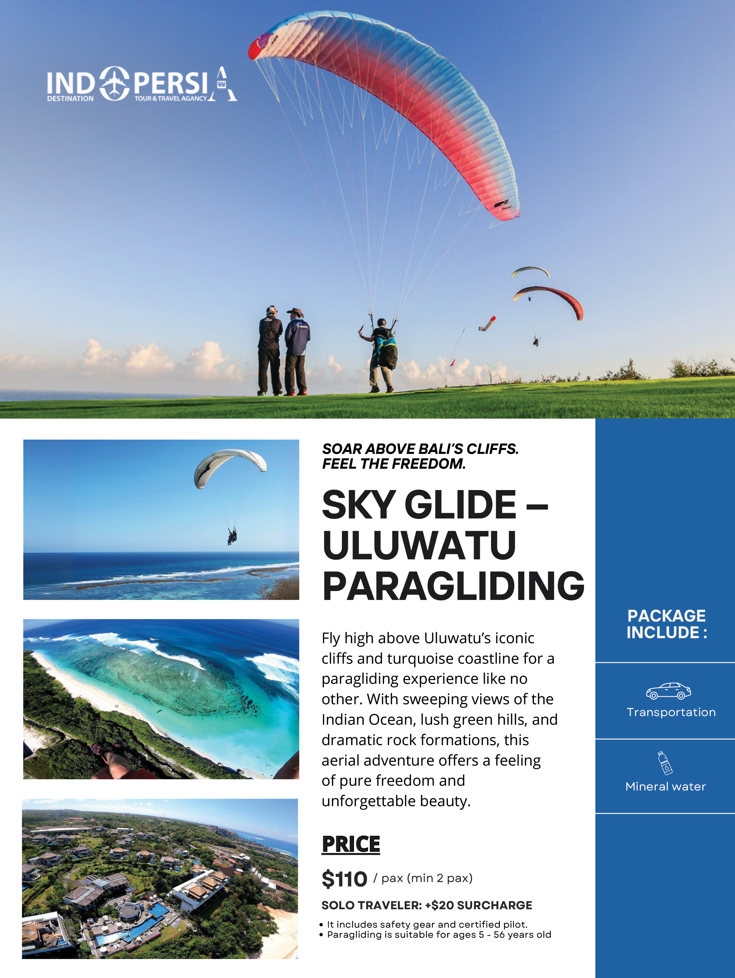 SKY GLIDE ULUWATU PARAGLIDING