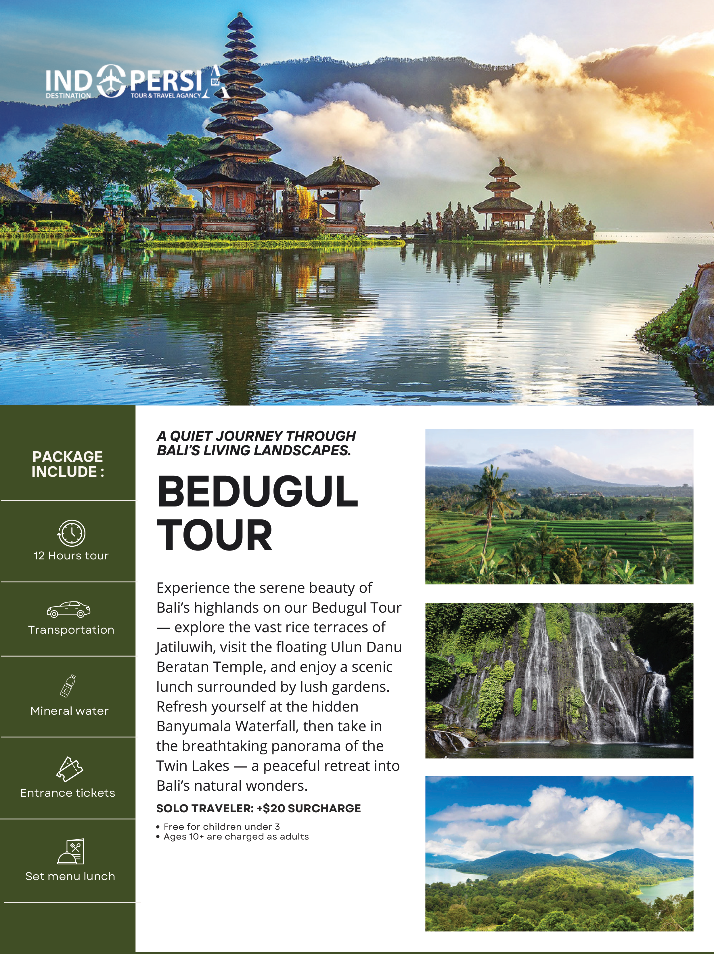 BEDUGUL TOUR