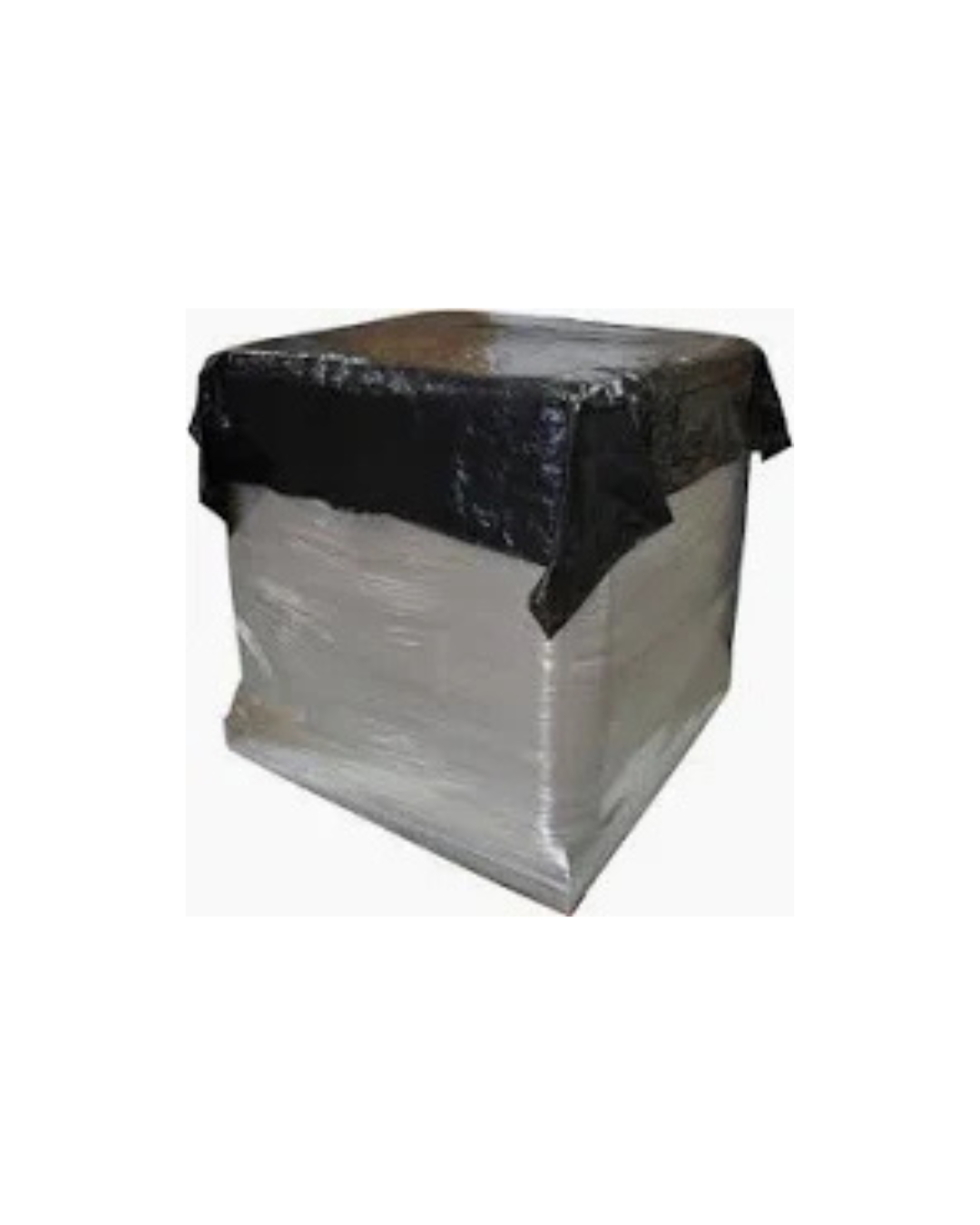 Pallet Top Sheets / Dust Covers — Black, 1680mm x 1680mm (Roll of 250)