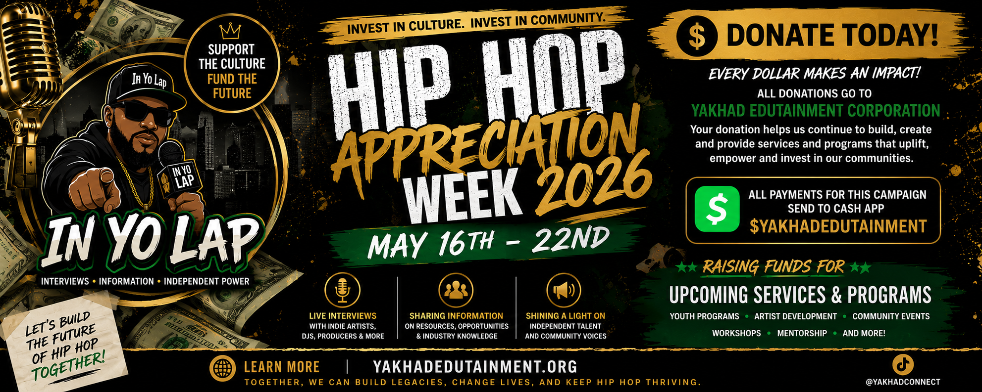 Hip Hop Appreciation Week 2026 Donation Kit