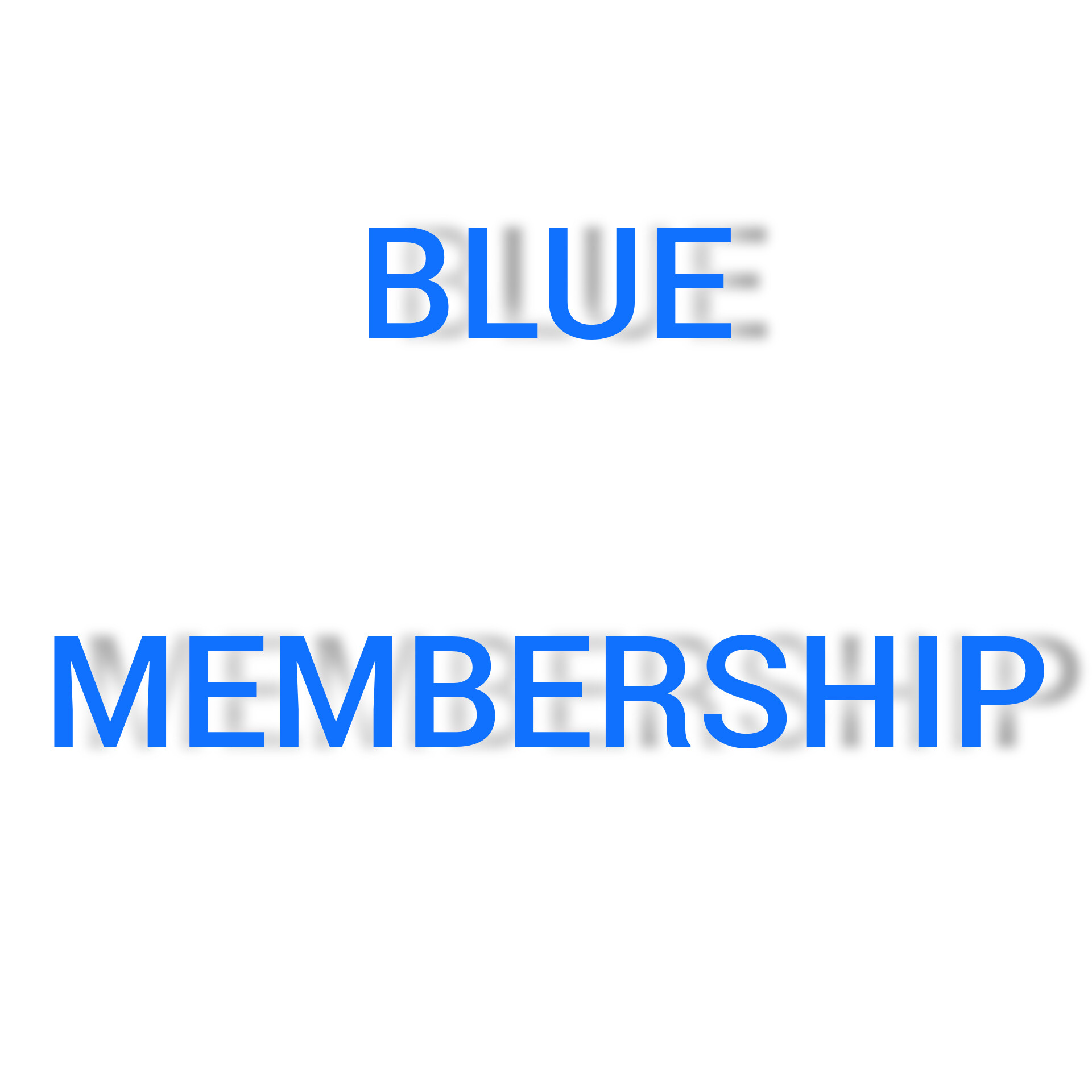 Blue Membership Donation