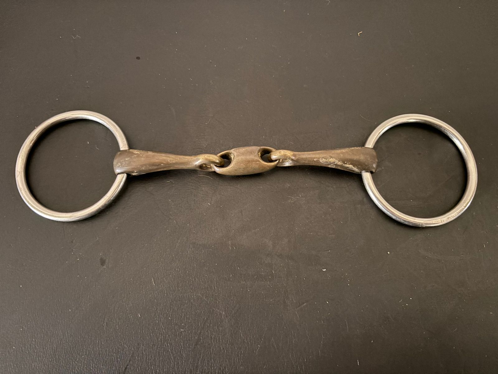 Elliptical loose ring snaffle 140mm