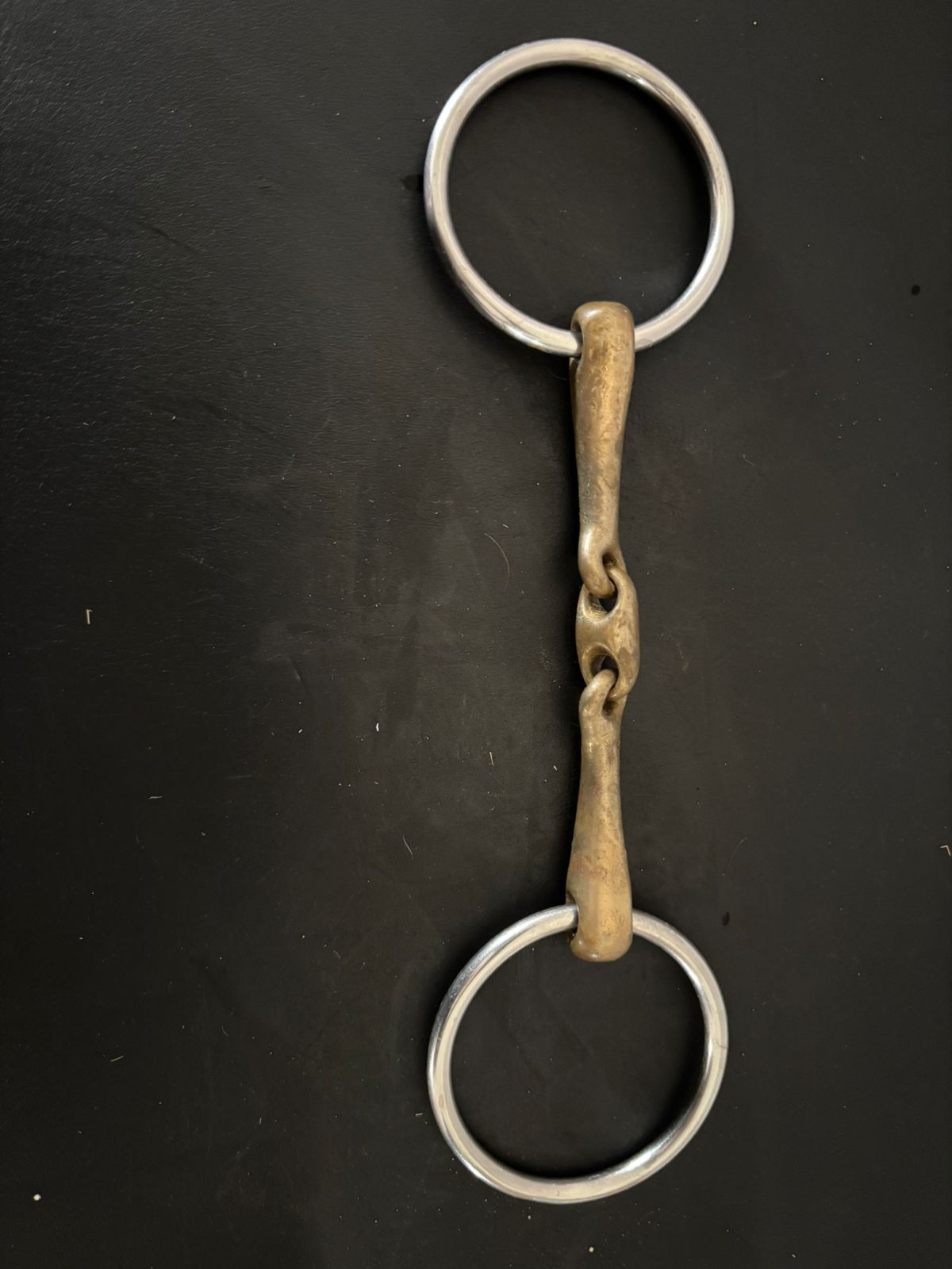 Loose ring elliptical snaffle 140mm