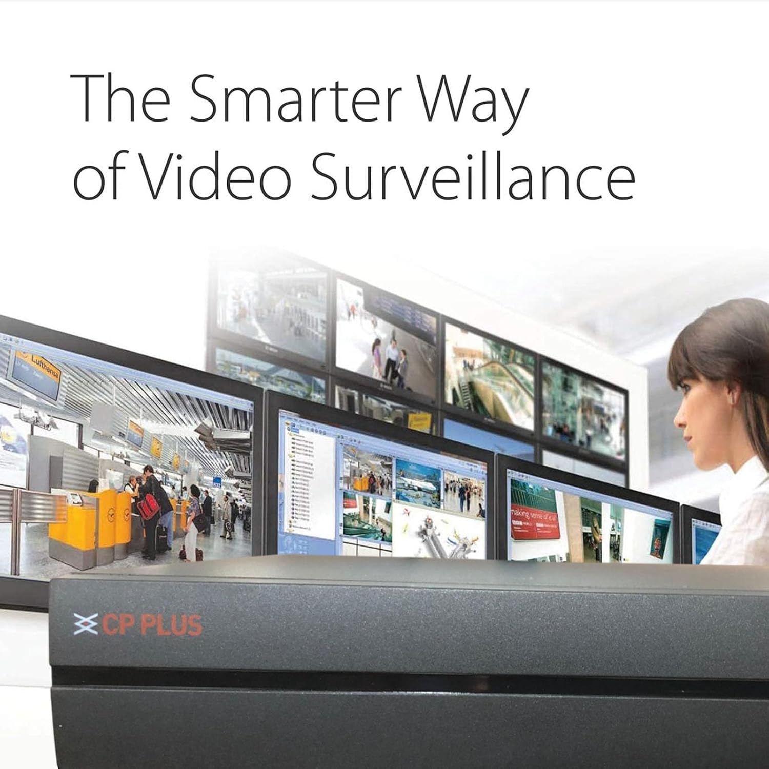 CP Plus 4 Channel HD Digital Video Recorder (DVR) for Security Surveillance - Supports HD & Analog Cameras