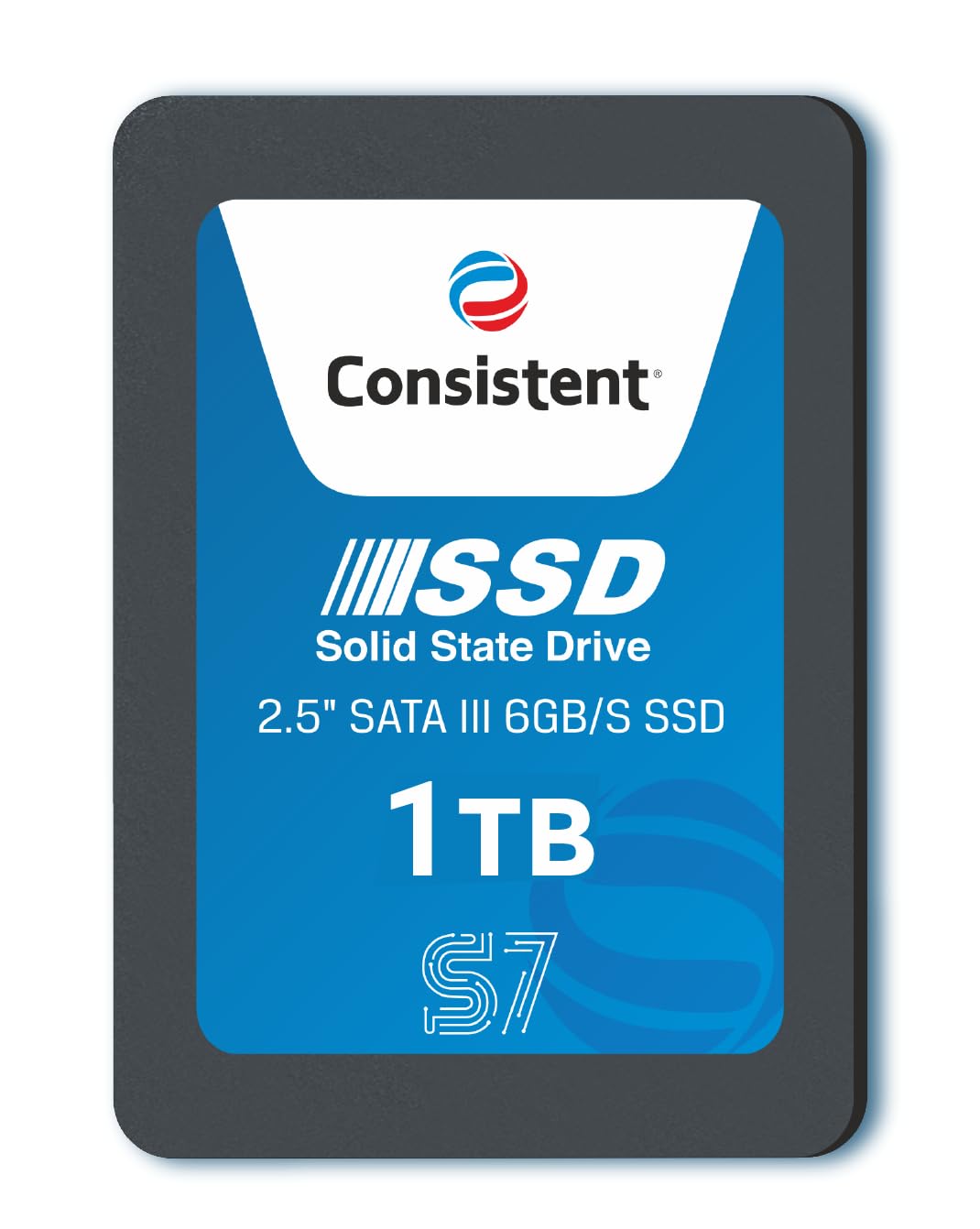 Consistent S7 Series 2.5" SATA III Internal Solid State Drive (SSD) - 128GB | 256GB | 512GB | 1TB