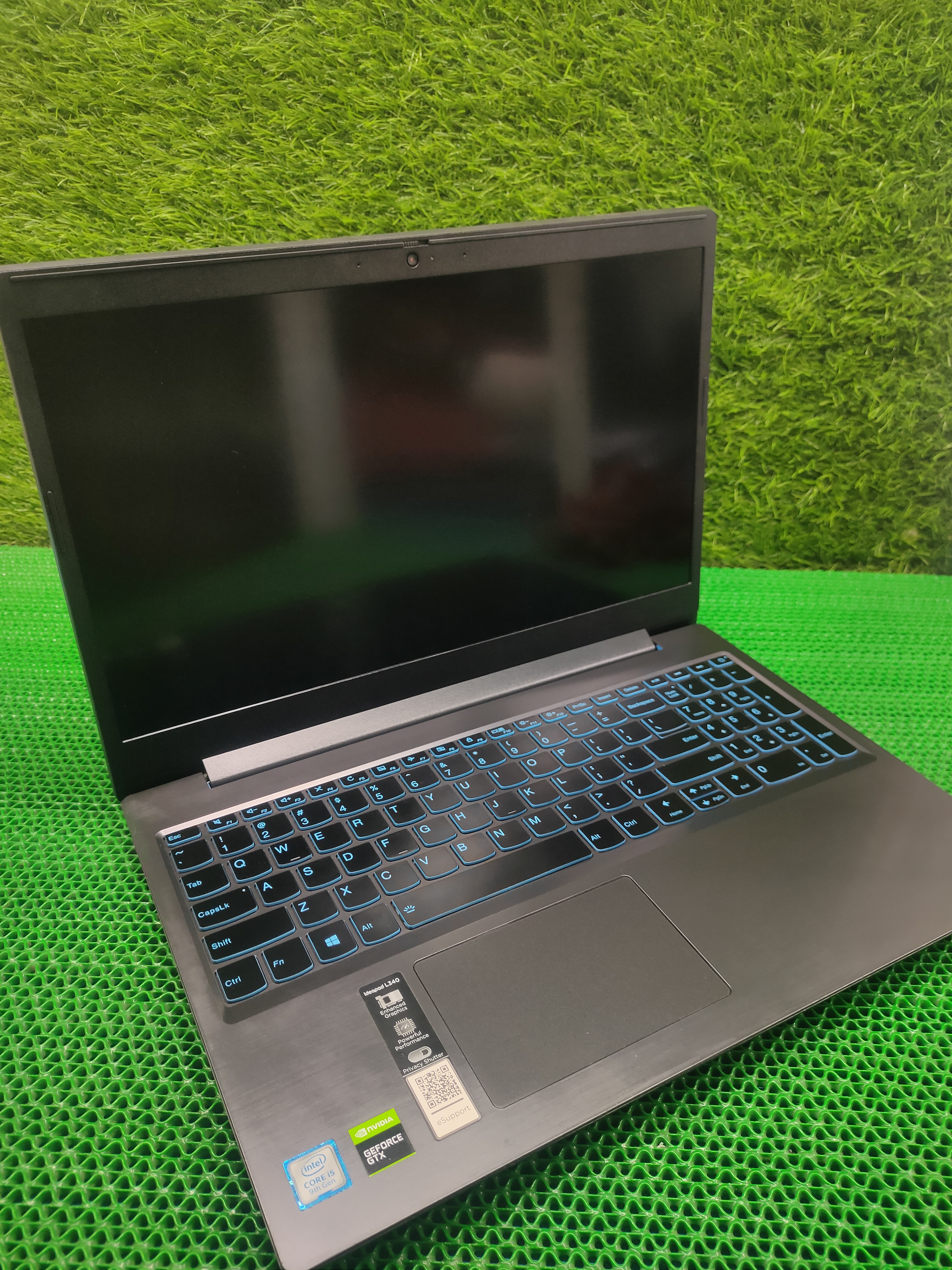 Lenovo Gaming Laptop (81LK) | Intel i5-9300H | 8GB RAM | Dual Drive (256GB SSD + 1TB HDD) Blue Backlit Keyboard | Fast SSD + Huge Storage 