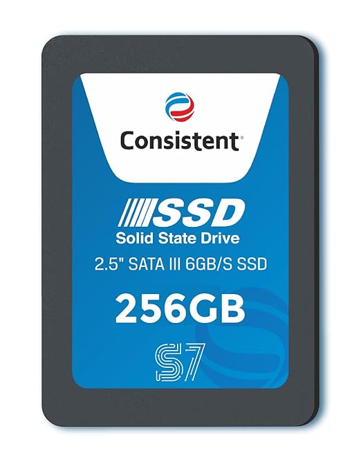 Consistent S7 Series 2.5" SATA III Internal Solid State Drive (SSD) - 128GB | 256GB | 512GB | 1TB