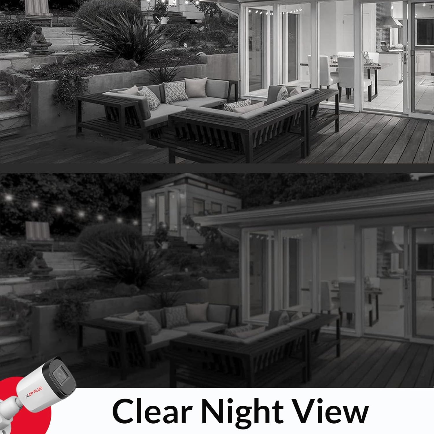 CP Plus 2.4MP Full HD Outdoor Bullet Security Camera | 30 Mtr IR Night Vision | IP67 Weatherproof | Clear Night View (White)