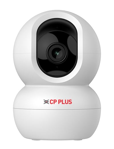 CP PLUS ezyKam+ WiFi PT Camera - 360° View, Smart Tracking, 2-Way Audio | Works with Alexa & Google Home (Models: CP-E28A, CP-E38A, CP-E48A)