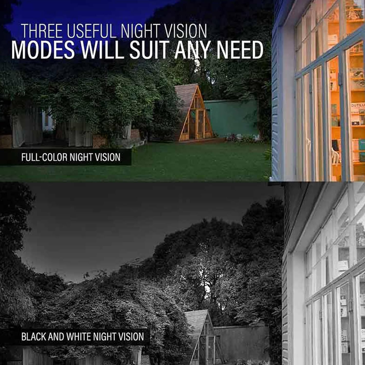 CP Plus 2.4MP Full HD Smart Dual Light Bullet Camera | Illumax Technology | Full Color Night Vision | Built-in Mic | All-in-One White