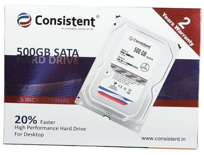Consistent Surveillance Internal Hard Drive (500GB, 1TB, 2TB, 3TB)