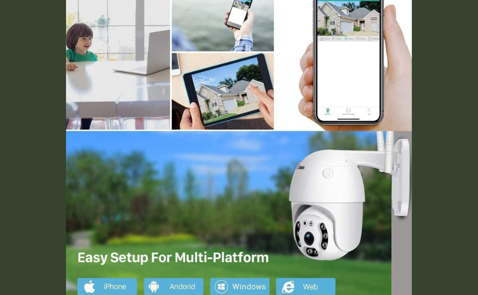 Wireless 3mp  Outdoor & Indoor Security Camera