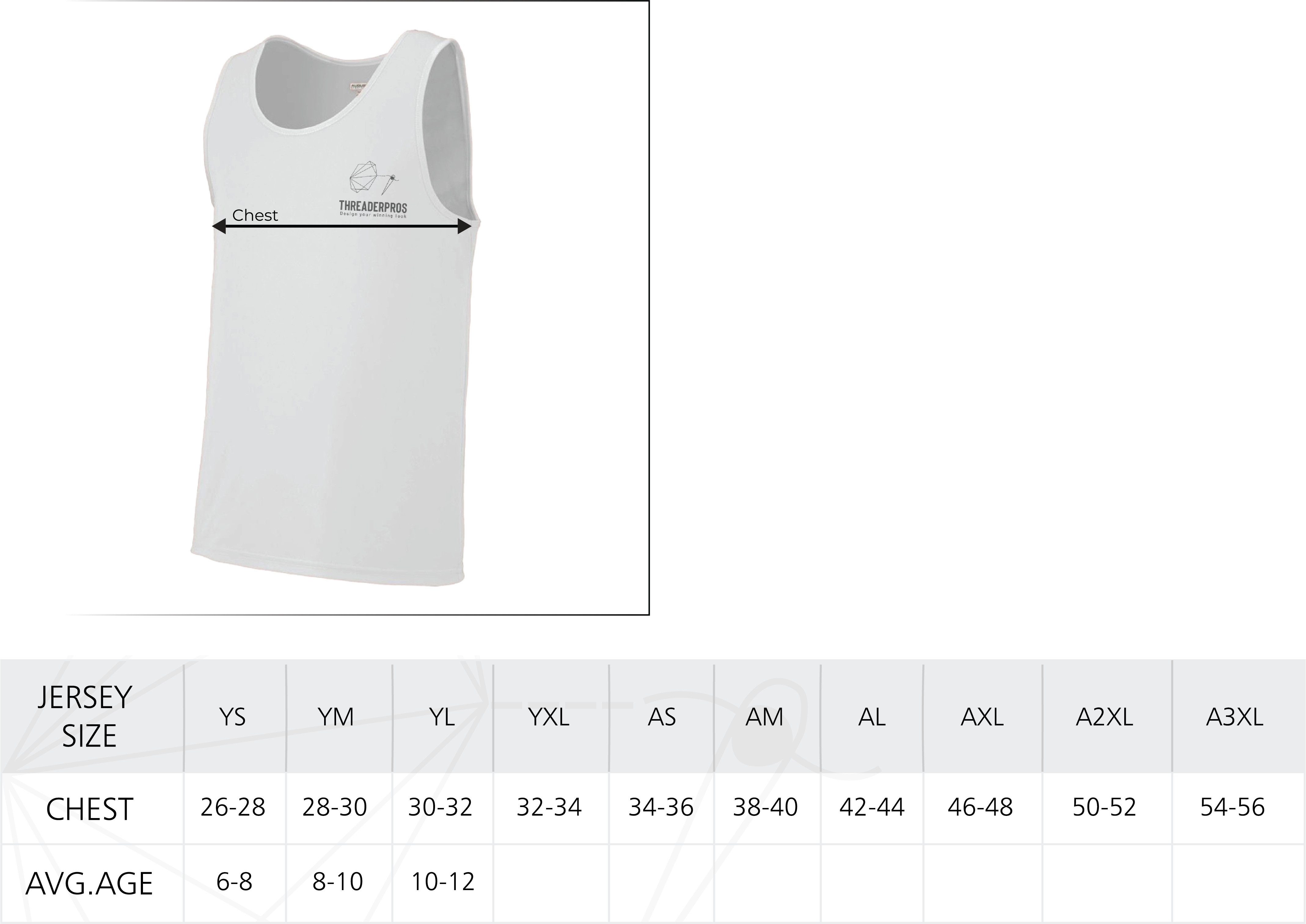 Sleeveless White Jersey