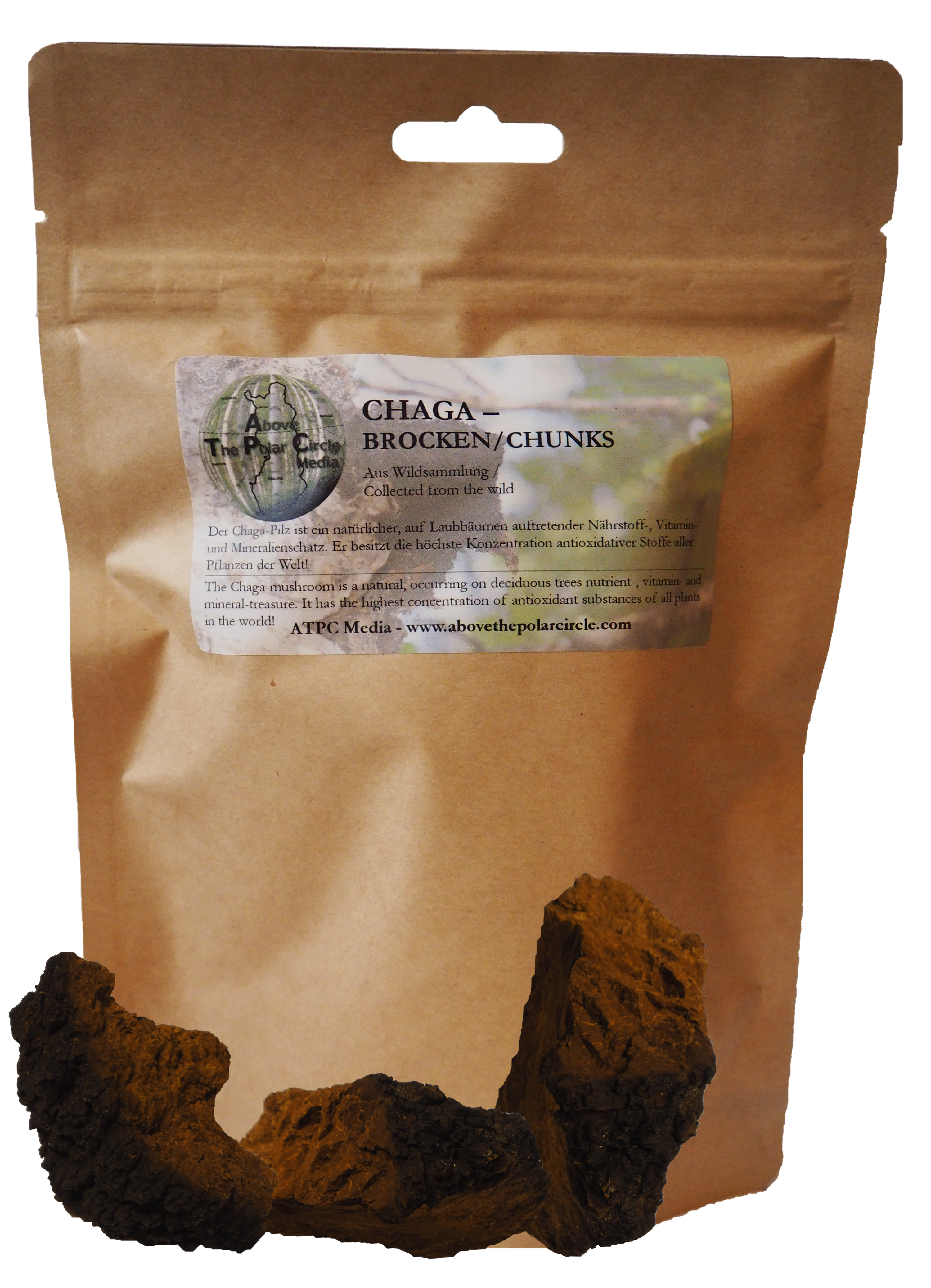 Chaga Brocken - 100 Gramm