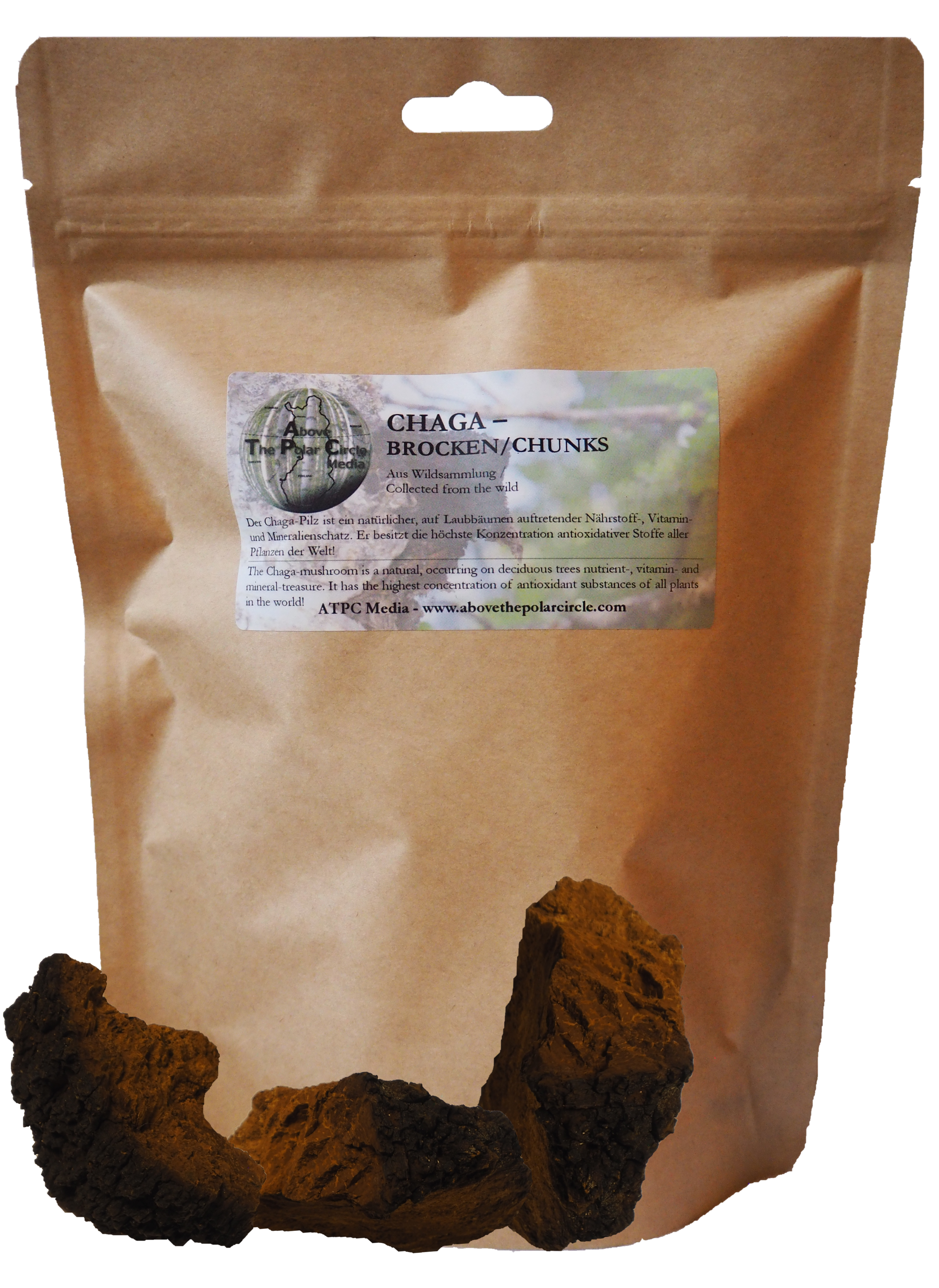 Chaga Brocken - 200 Gramm