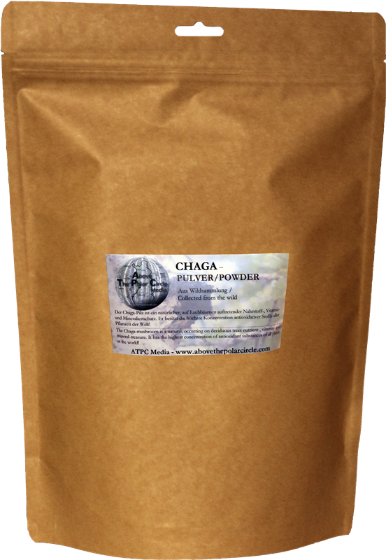 Chaga Pulver - 500 Gramm