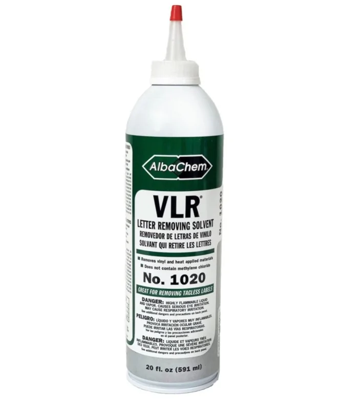 Líquido para remoção de vinil têxtil e DTF (591ml)  AlbaChem VLR