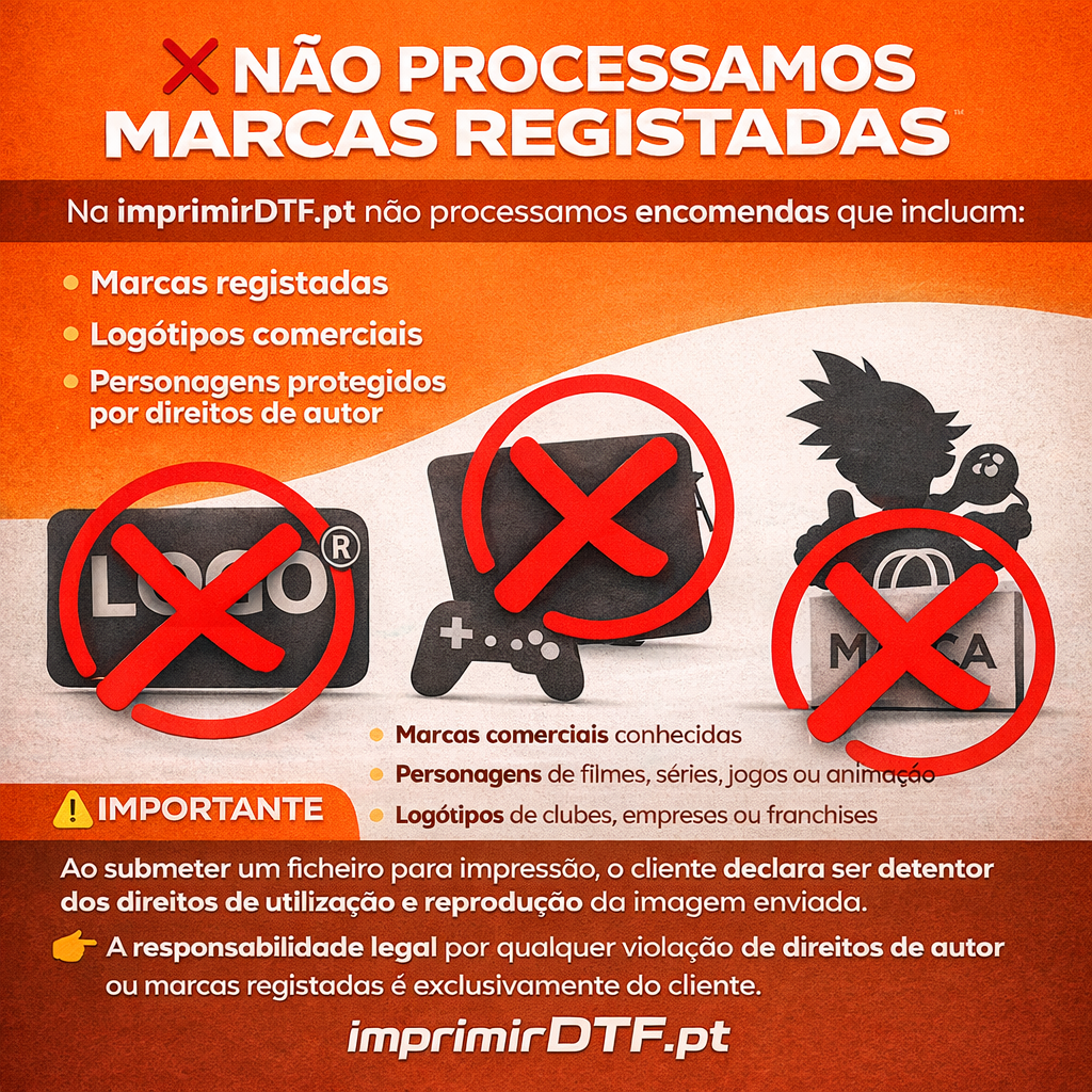 Impressão DTF UV 30cm (28cm)