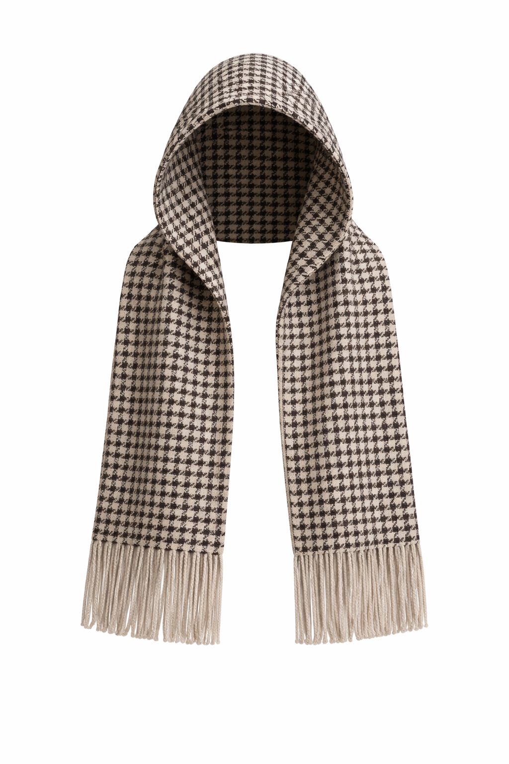 Waist Length Hooded Scarf in Ventile