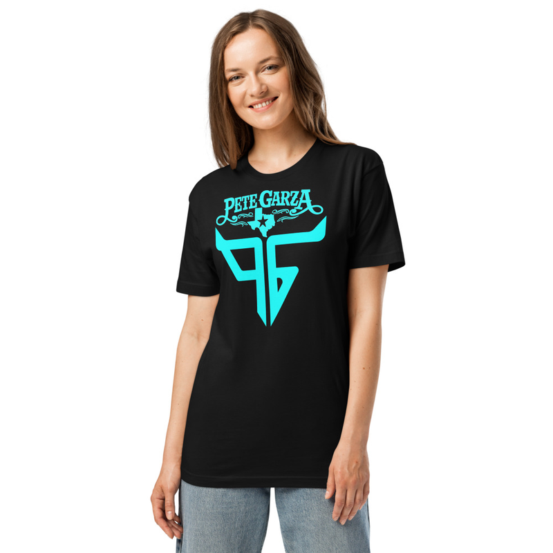 Pete Garza Scrolls & Texas Unisex fine jersey tee