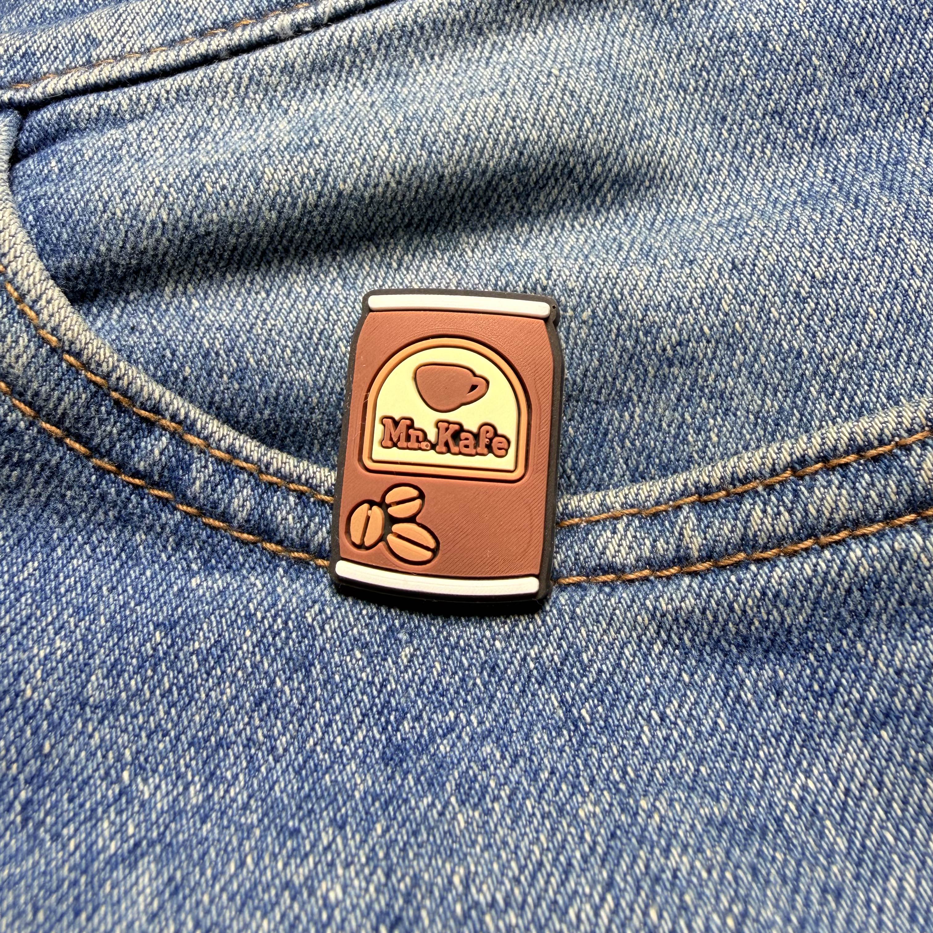 Coffee rubber pins set of 12