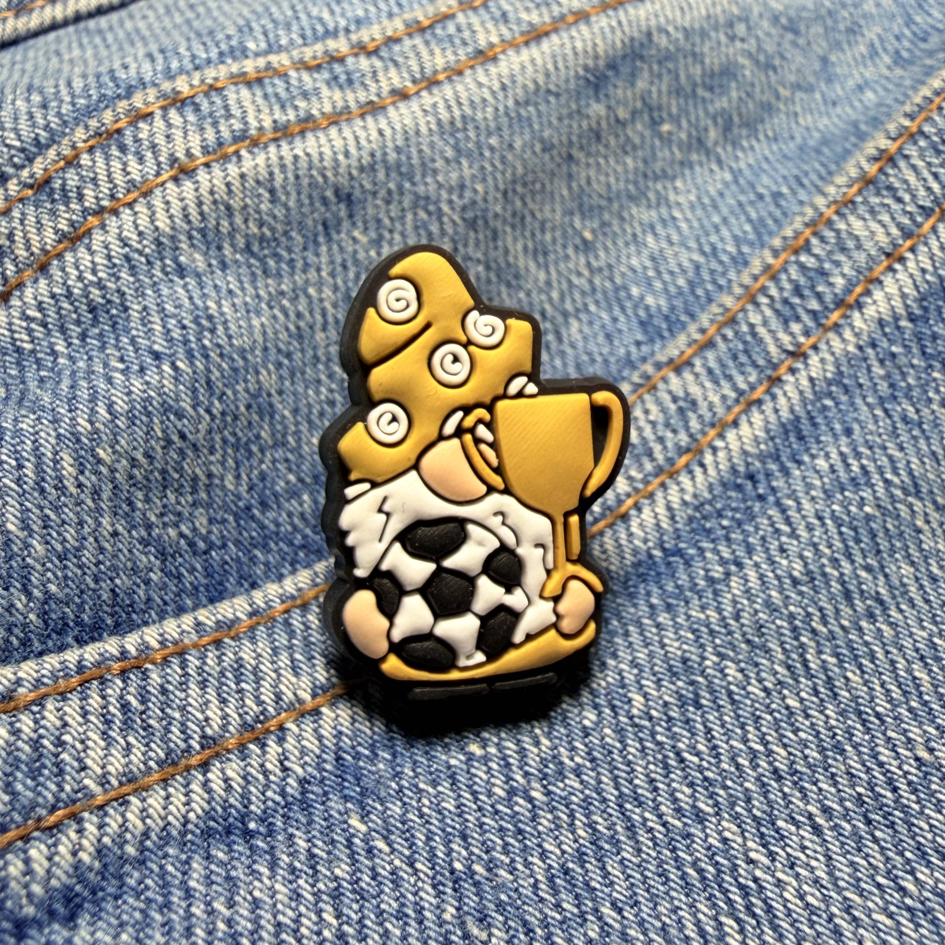 Gnome Enamel Pin for kids