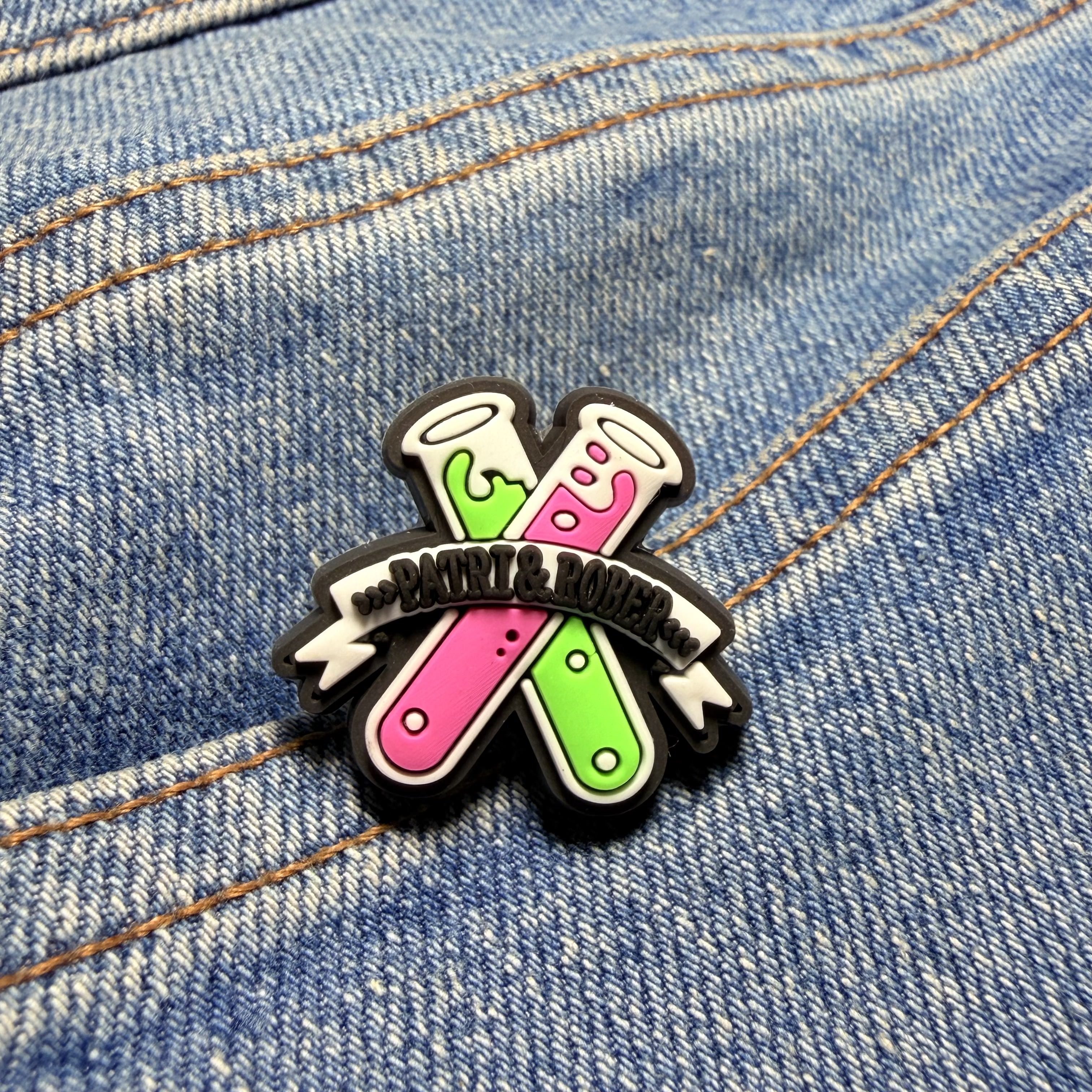 Lab Tubes Pins for kids set of 11