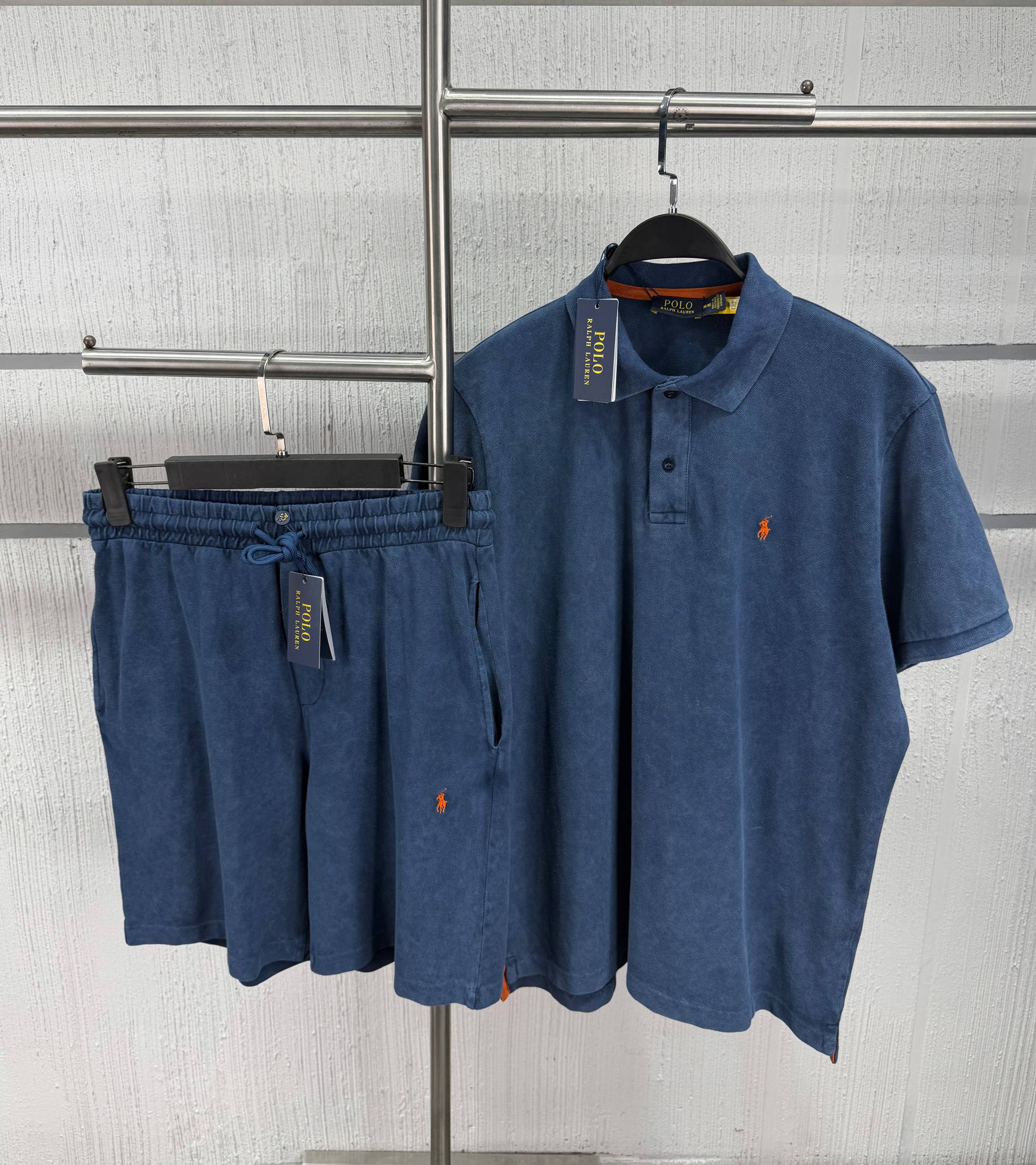 Ensemble Polo & Short Bleu Abidjan