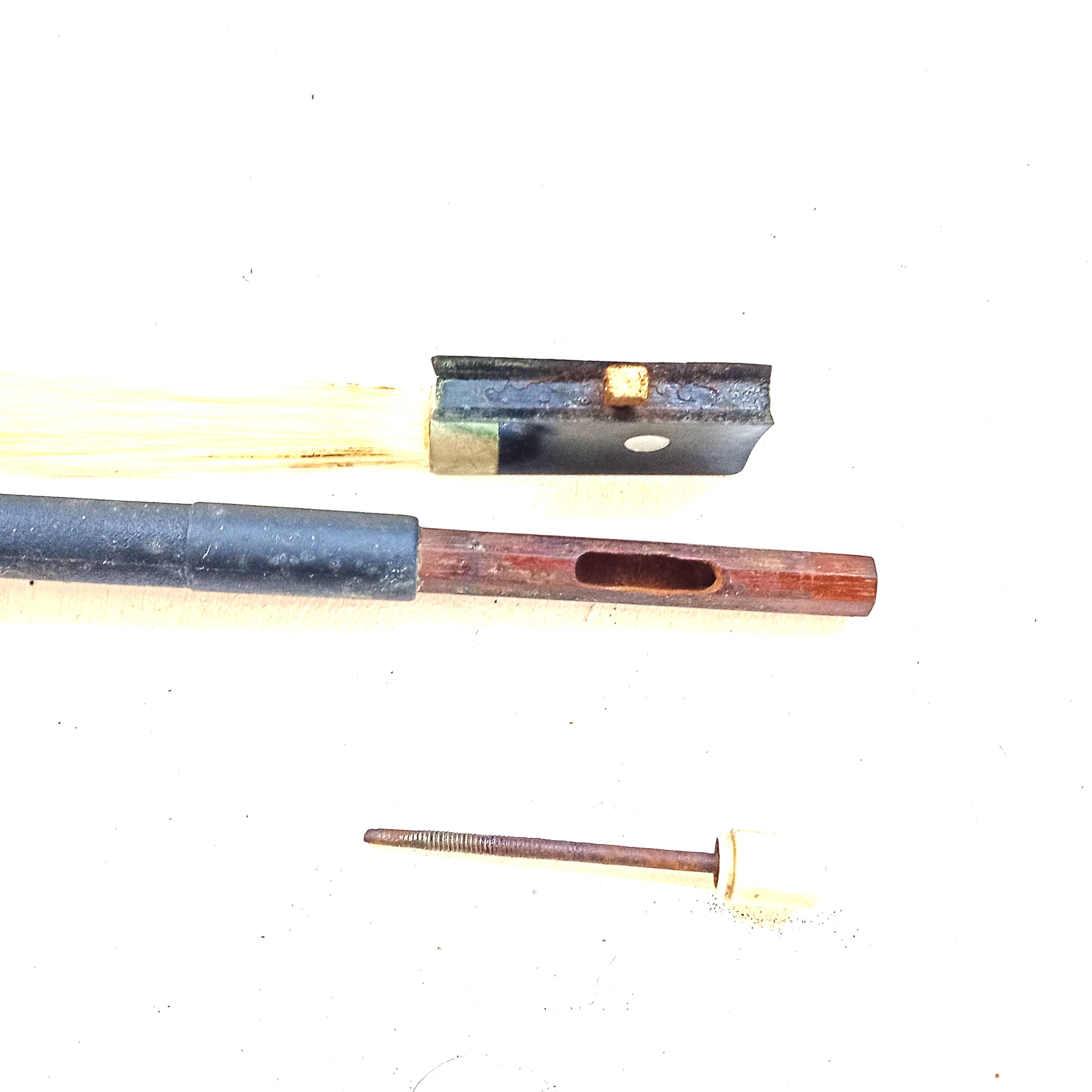 Vintage Violin Bow  With White End Pin a5
