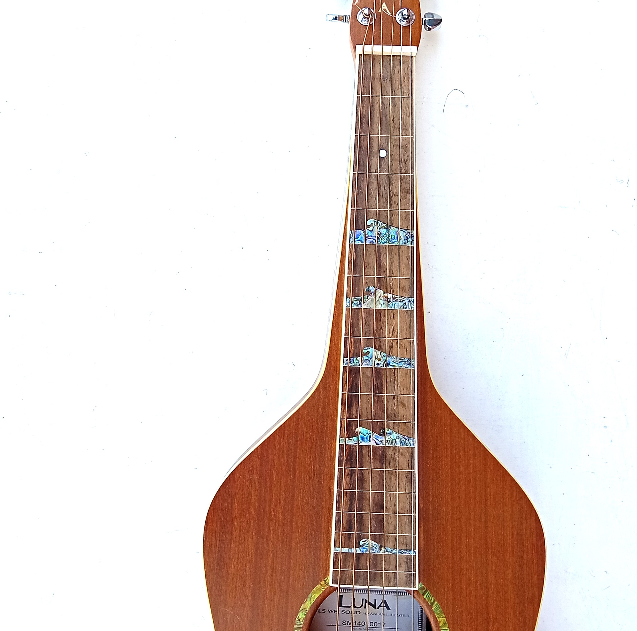 HANDMADE Luna Hawaian Weissenborn-style acoustic lap steel guitar