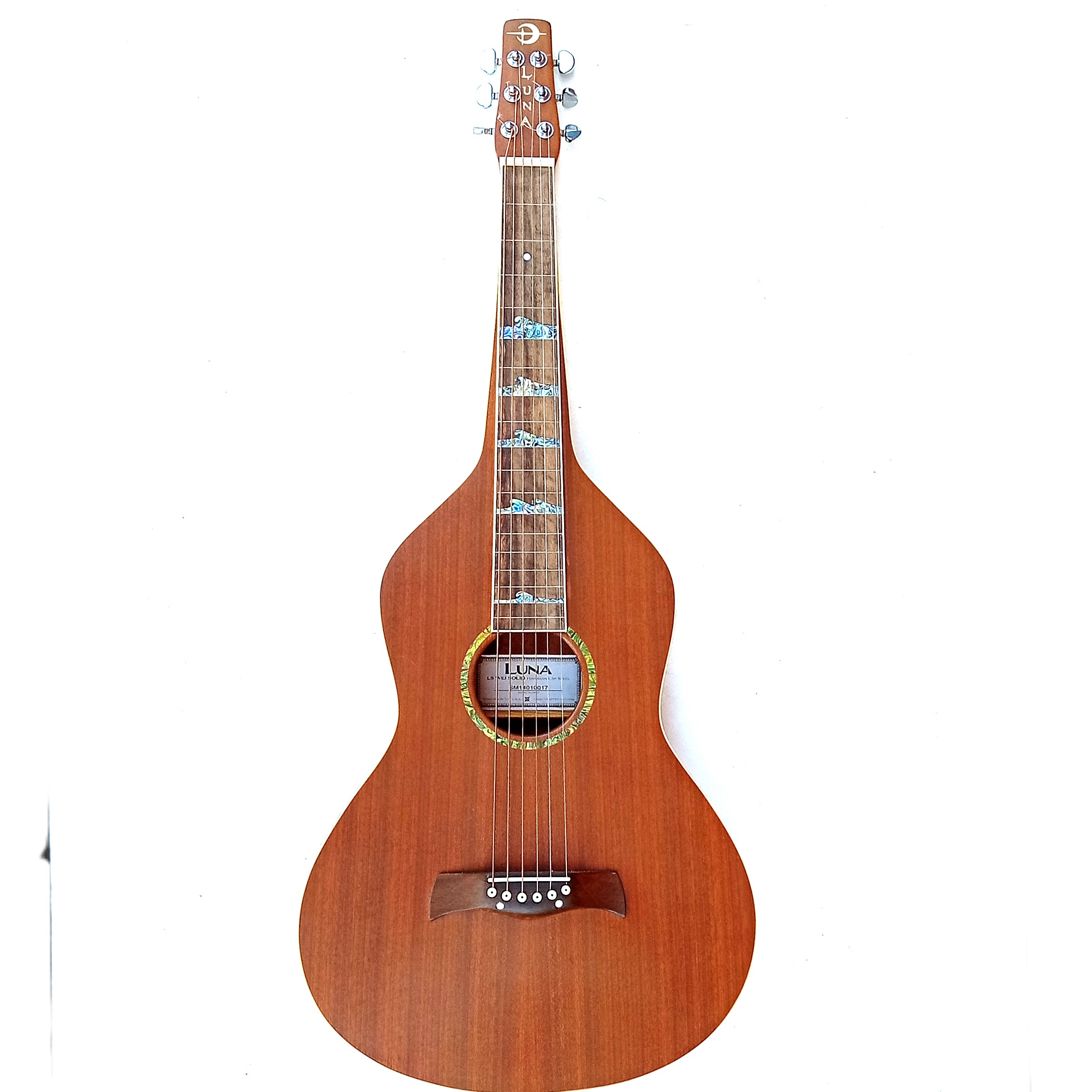 HANDMADE Luna Hawaian Weissenborn-style acoustic lap steel guitar