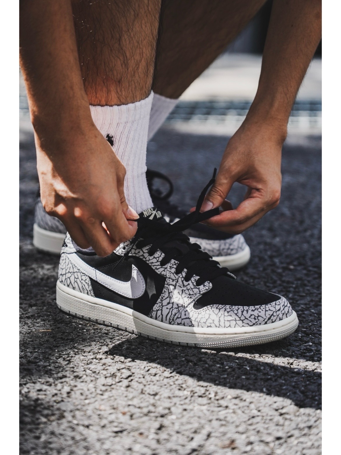 Jordan 1 Retro Low OG Black Cement