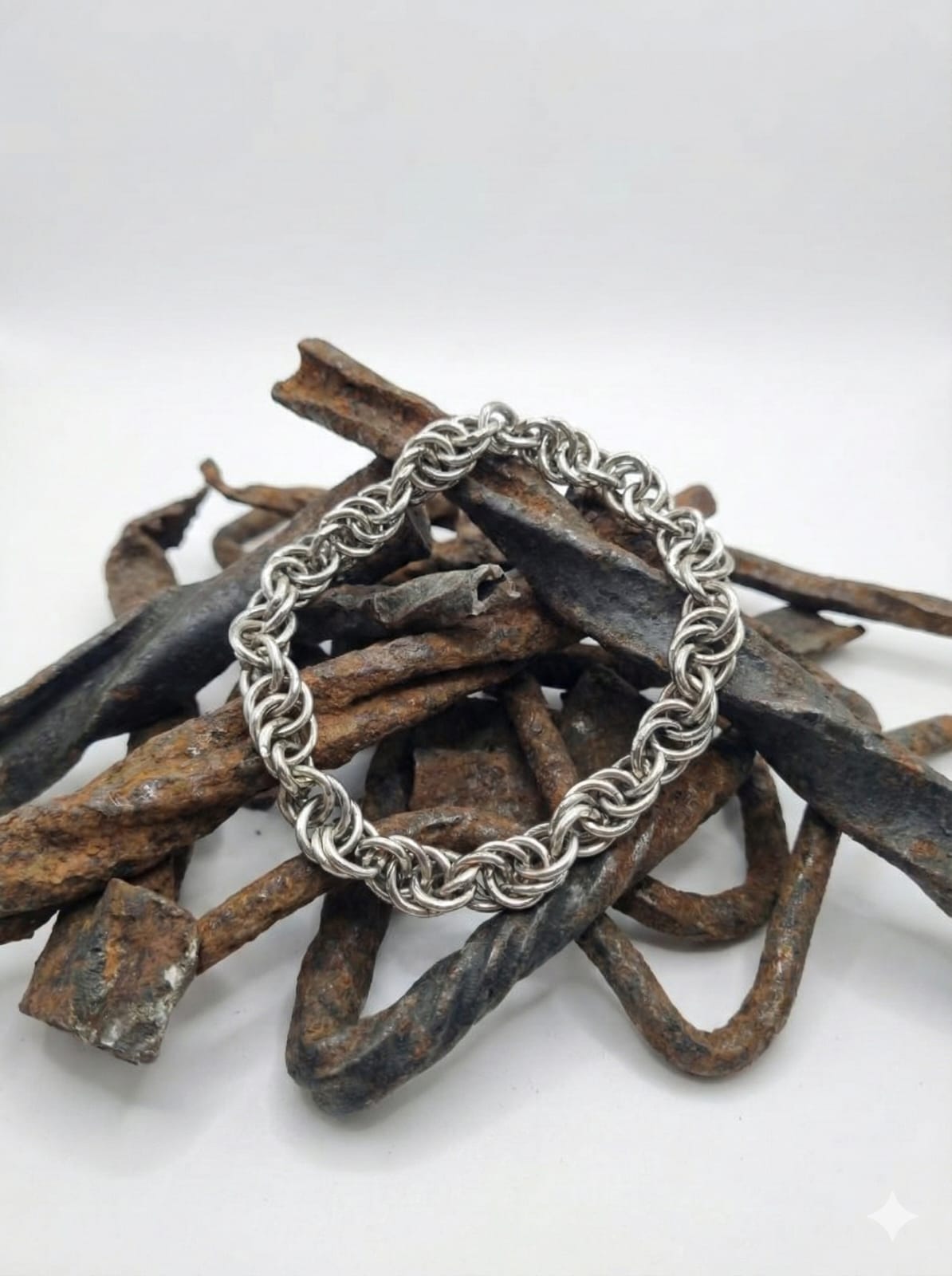 Pulsera de acero trenzado