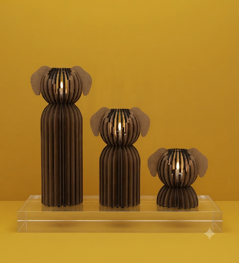 Figuras decorativas de madera