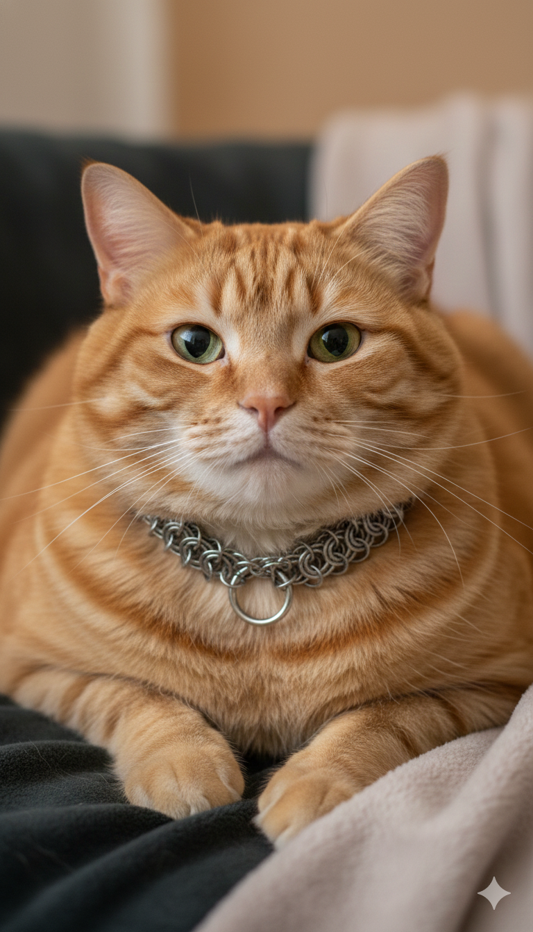 Collar de Malla Flexible "Golden Sovereign"