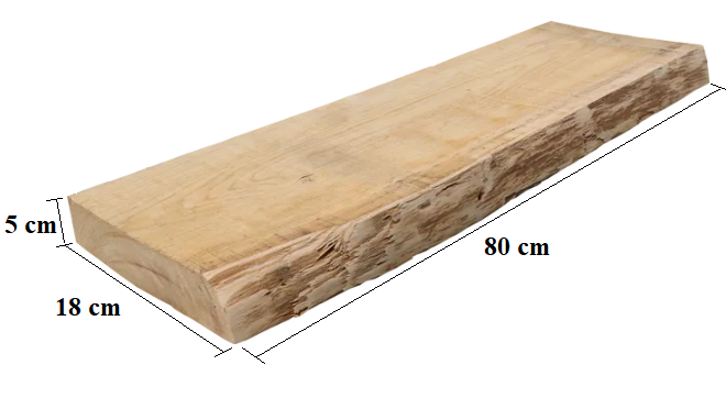 Natural Wood Shelf