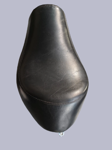 Banco de moto em couro preto