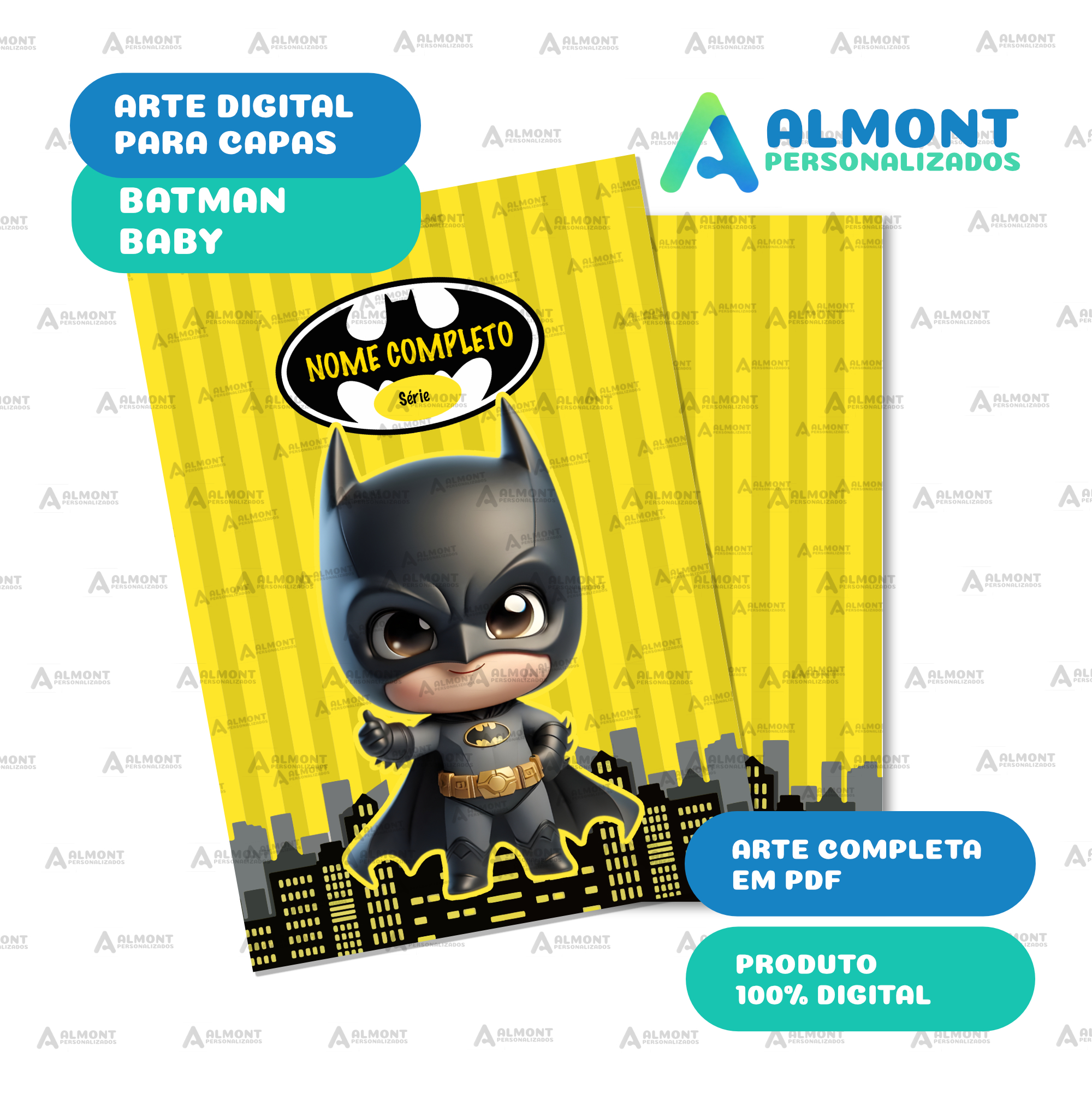 Capa Batman Baby - Arte Digital