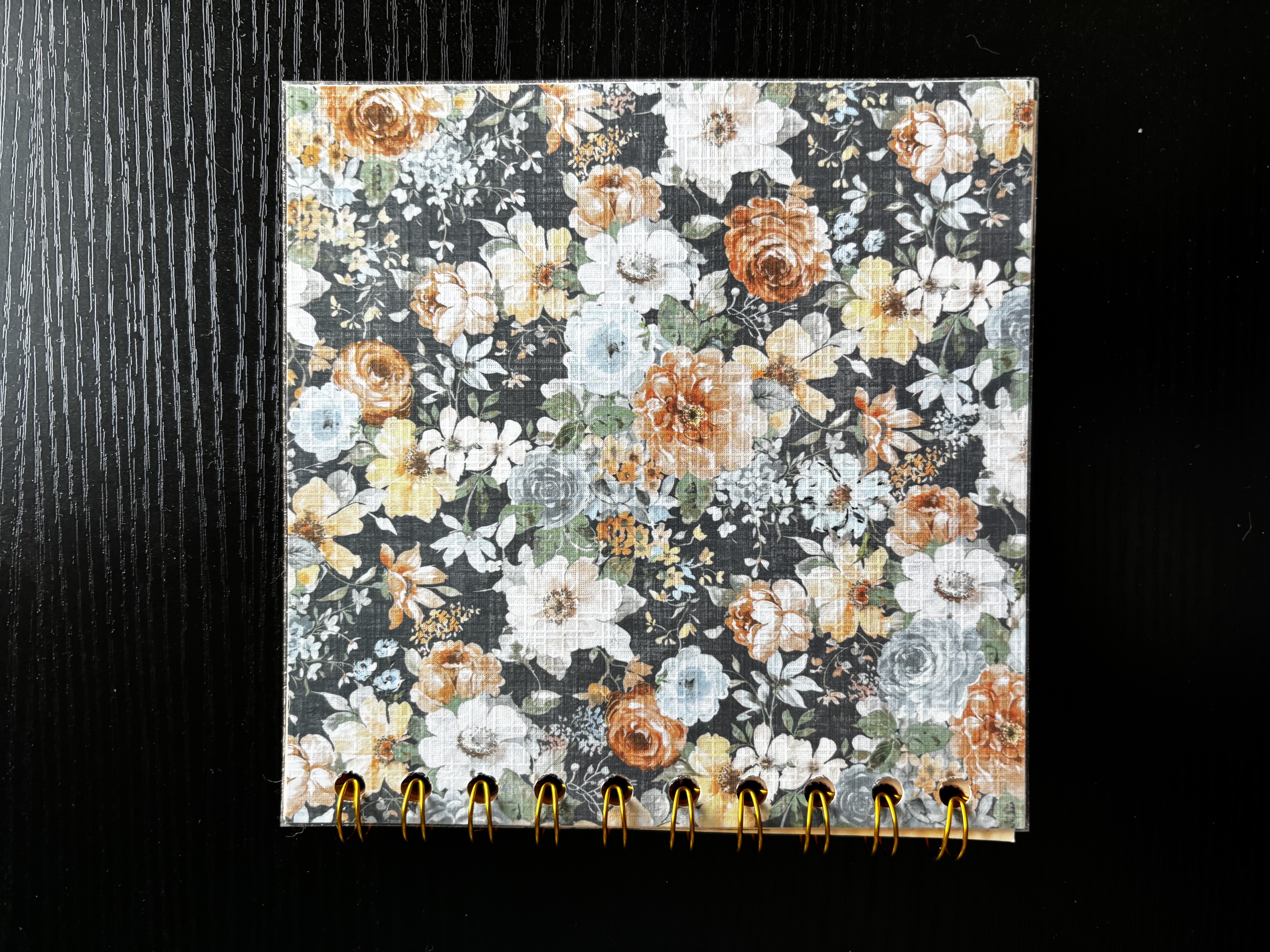 Hip 2B Square Notebook Navy Floral