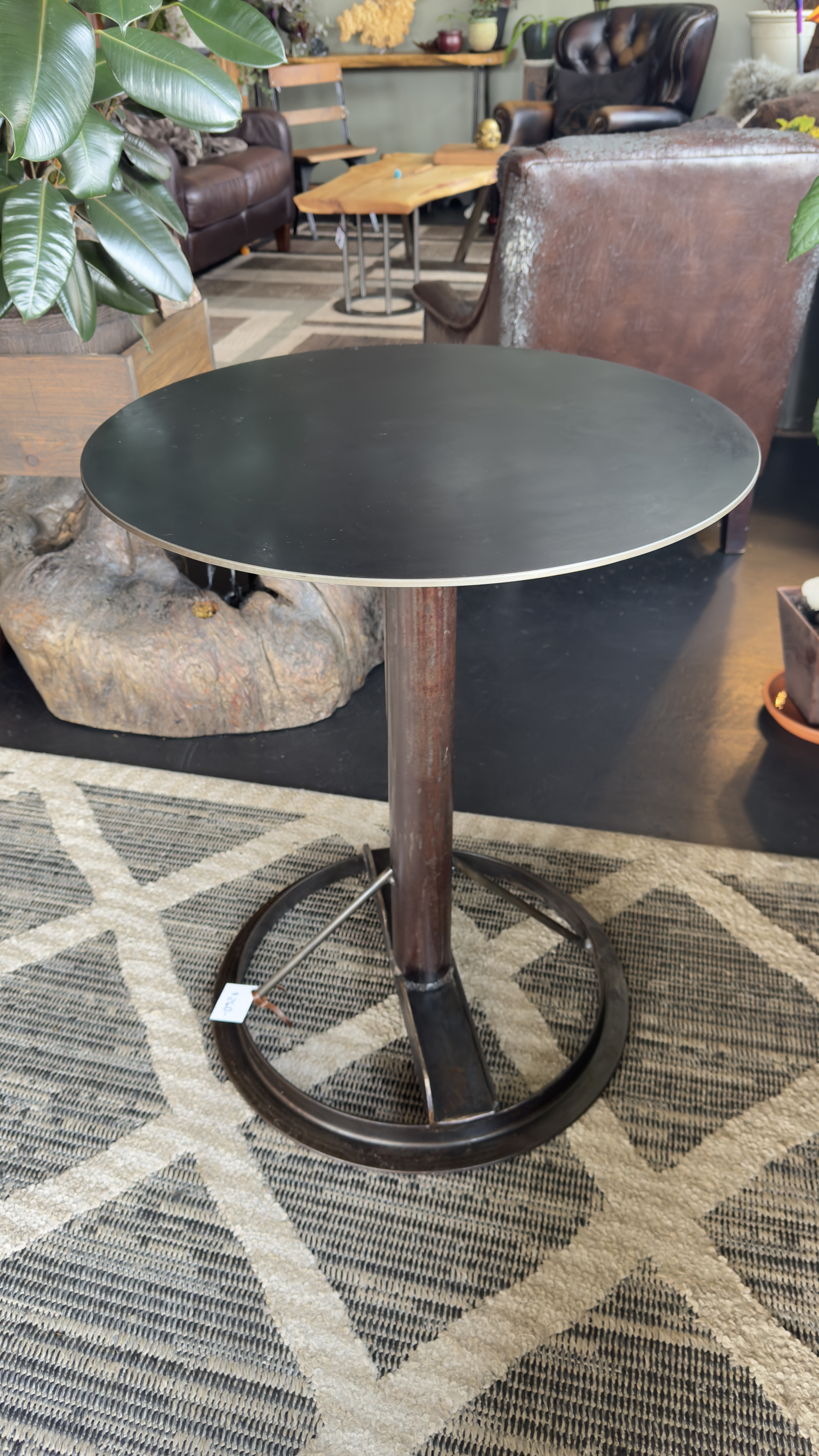 Industrial Metal Side Table
