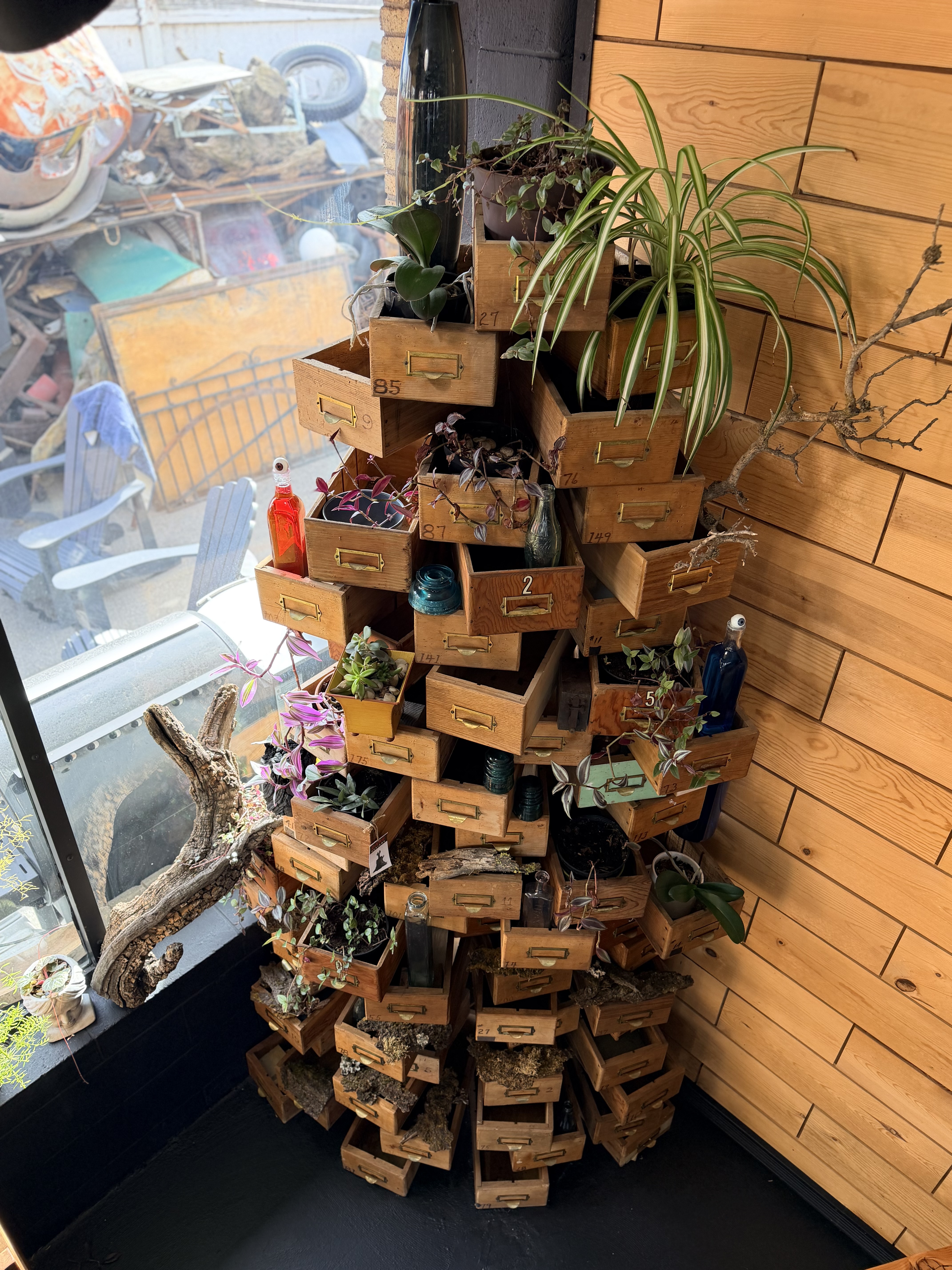 Vintage Drawer Sculpture