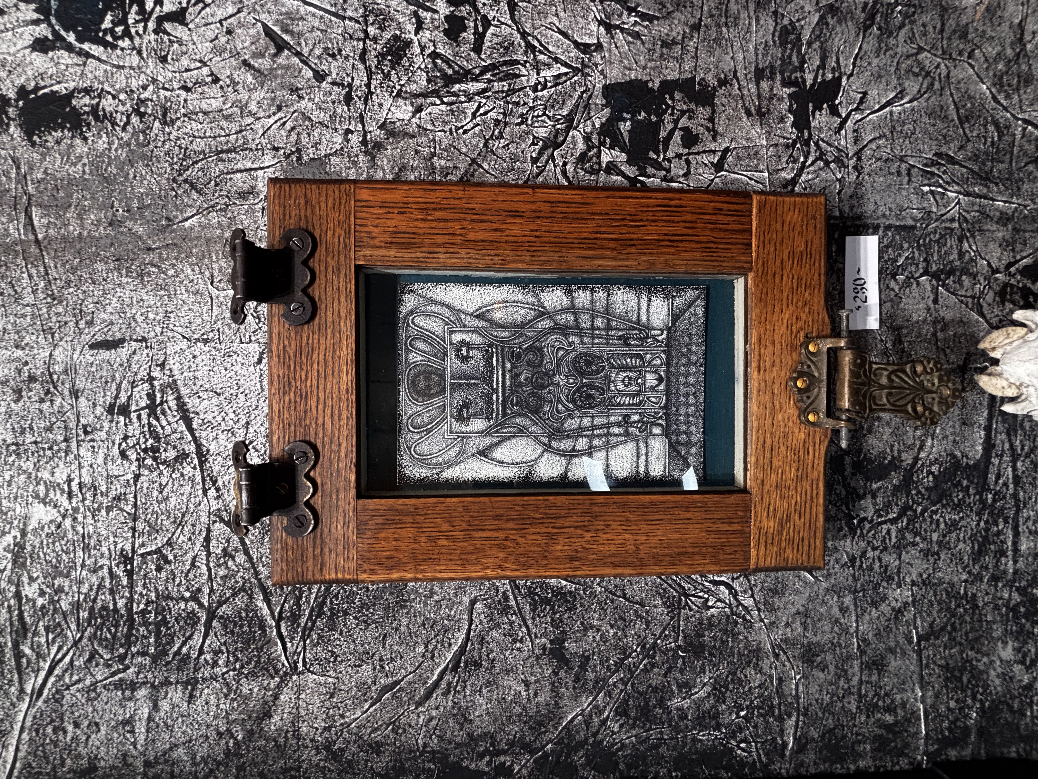 Vintage Wooden Shadow Box Frame