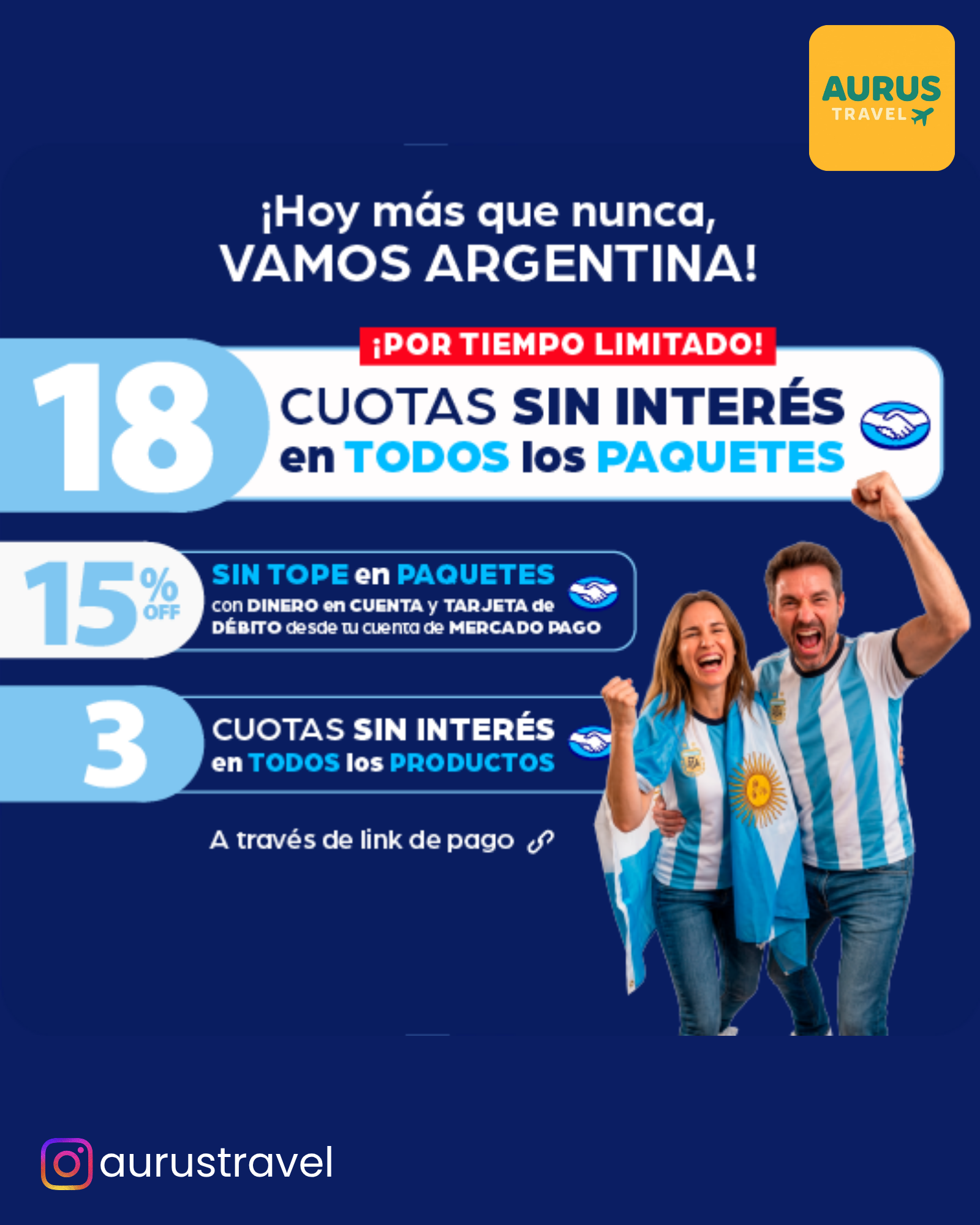 Paquetes turísticos a Argentina