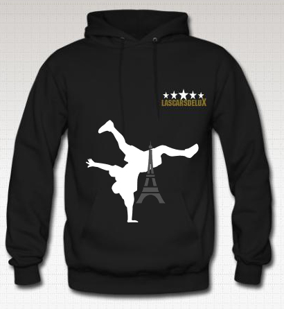 Sweat à capuche Breakdance Paris