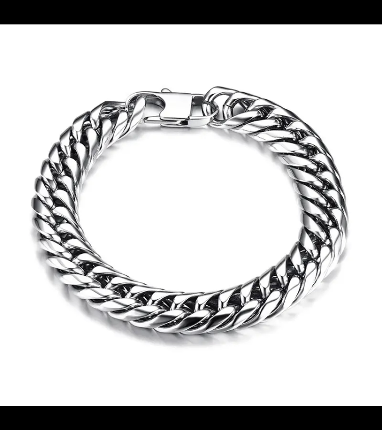 Bracelet chaîne en acier inoxydable