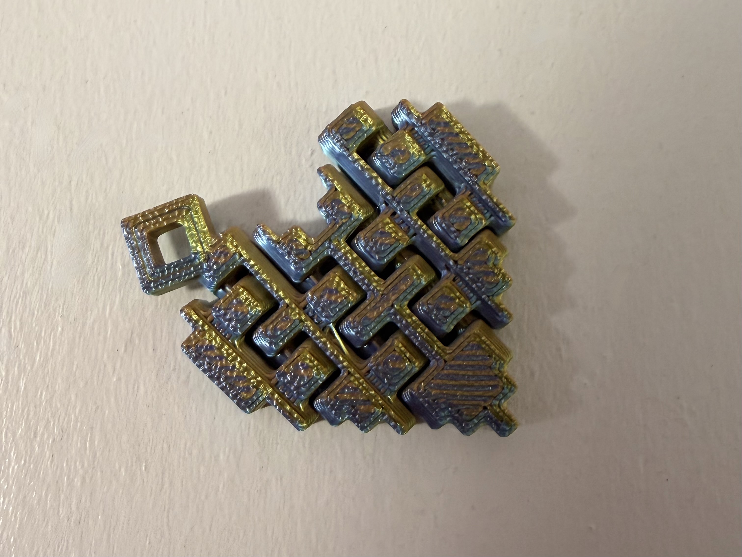 Heart Fidget Keyring